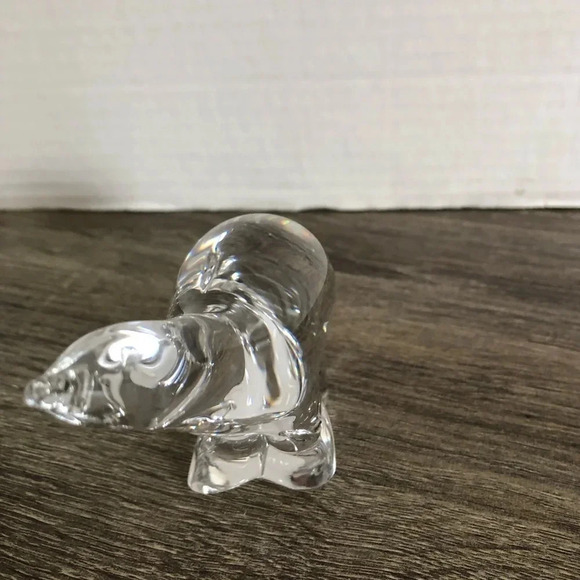 Vtg Hand Blown Art Glass  Polar Bear - Picture 3 of 12